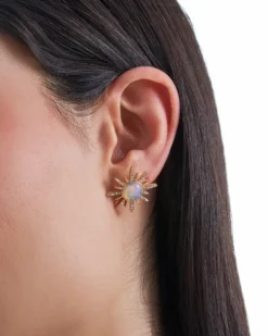 Online Bijou Brigitte Orecchini a perno - Opal Sun
