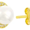 Hot Bijou Brigitte Orecchini a perno - Pearl Halo