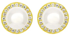 Hot Bijou Brigitte Orecchini a perno - Pearl Halo