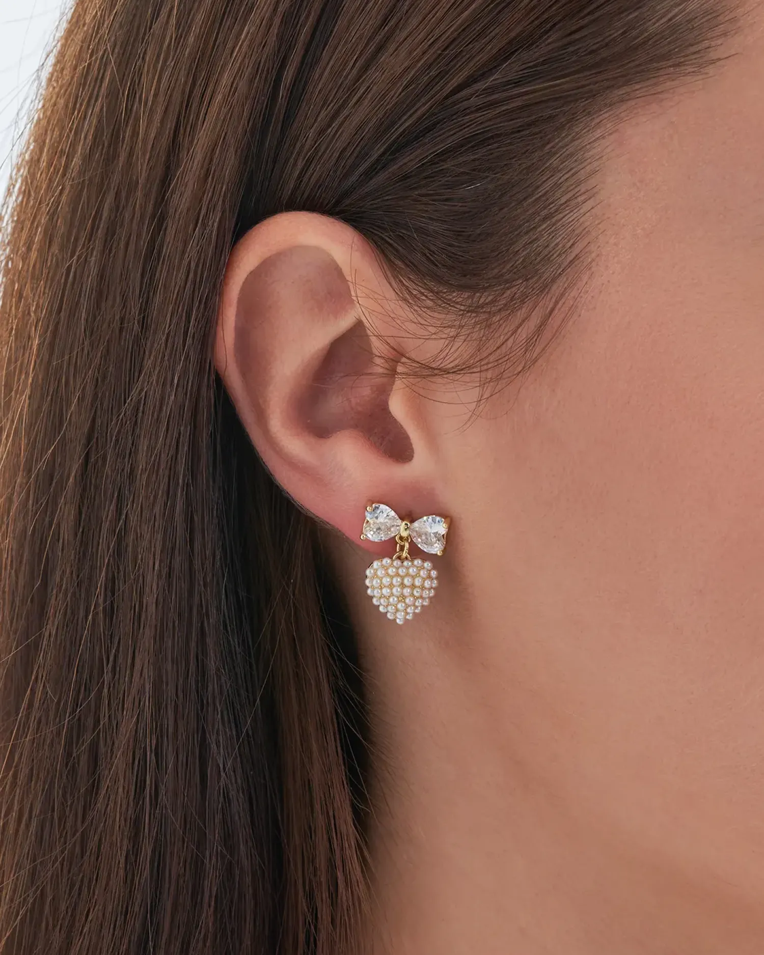 Sale Bijou Brigitte Orecchini a perno - Pearl Love