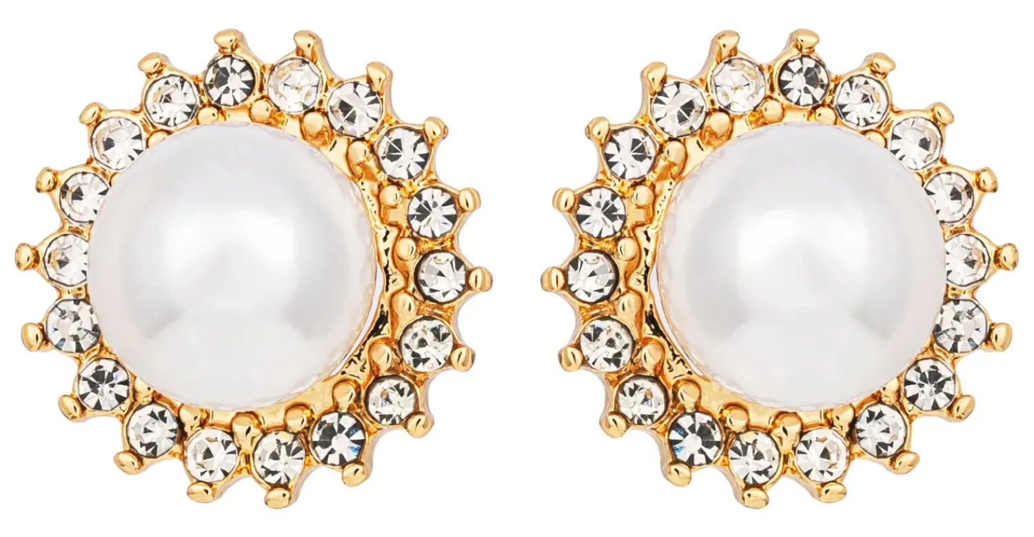 Sale Bijou Brigitte Orecchini a perno - Pearly Blossom