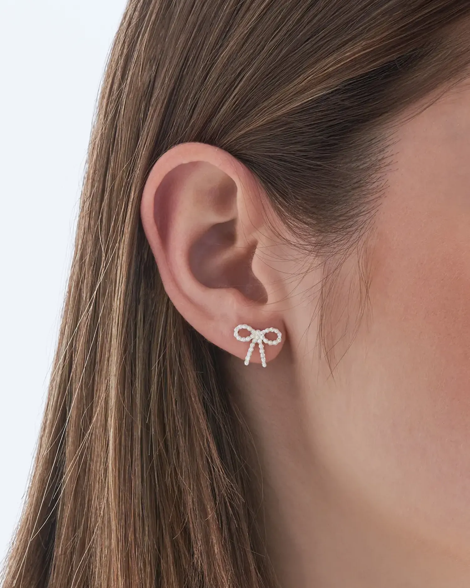 Bijou Brigitte Orecchini a perno - Pearly Bow