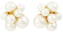 Clearance Bijou Brigitte Orecchini a perno - Pearly Chunk