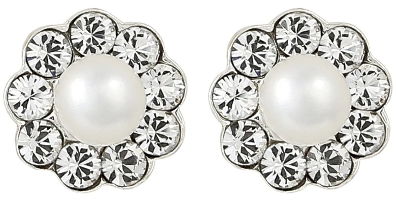 Clearance Bijou Brigitte Orecchini a perno - Pearly Flower