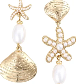 Hot Bijou Brigitte Orecchini a perno - Pearly Shells