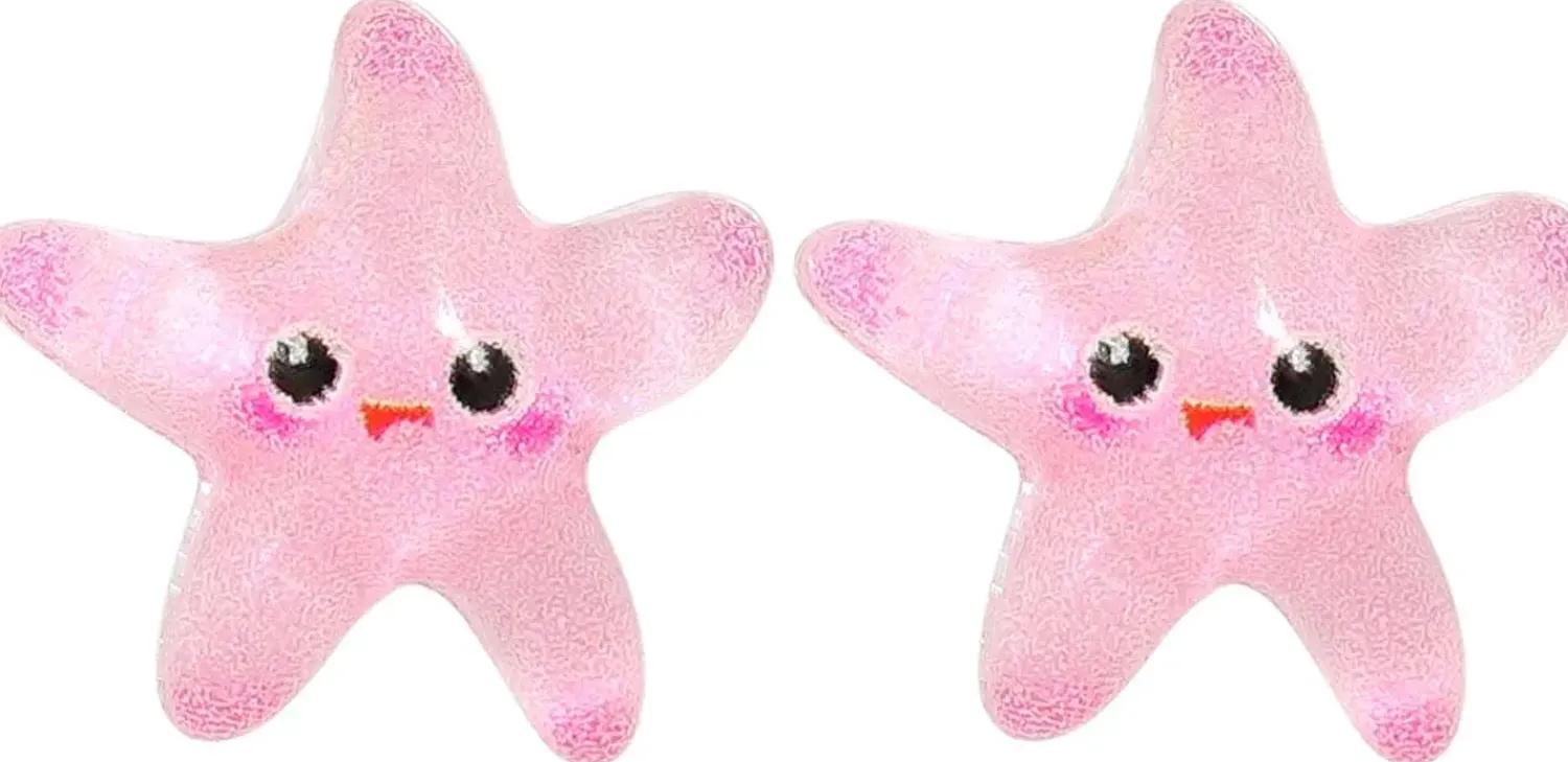 Online Bijou Brigitte Orecchini a perno - Pink Starfish