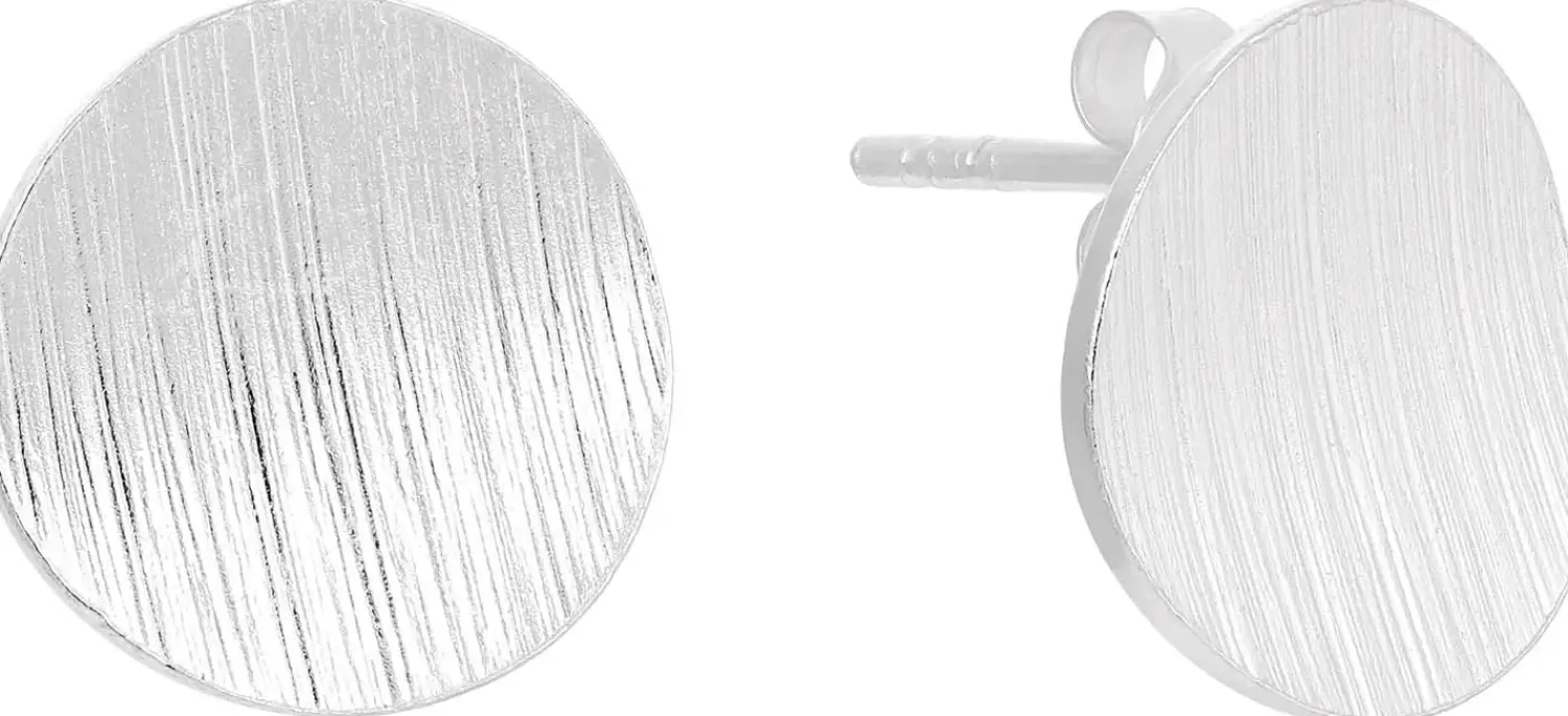 Discount Bijou Brigitte Orecchini a perno - Plain Silver