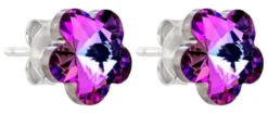 Hot Bijou Brigitte Orecchini a perno - Purple Blossom