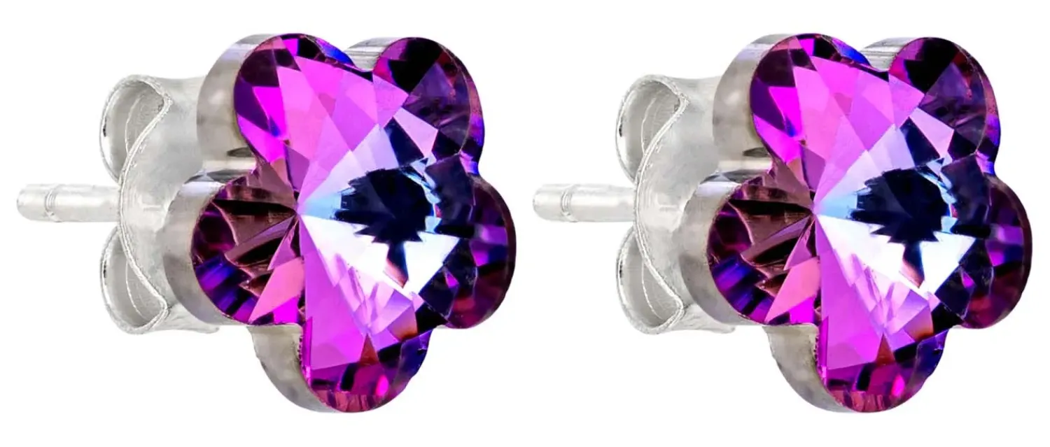 Hot Bijou Brigitte Orecchini a perno - Purple Blossom