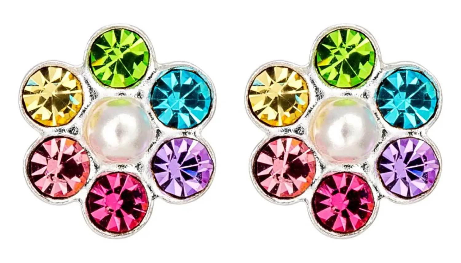 Discount Bijou Brigitte Orecchini a perno - Rainbow Blossom