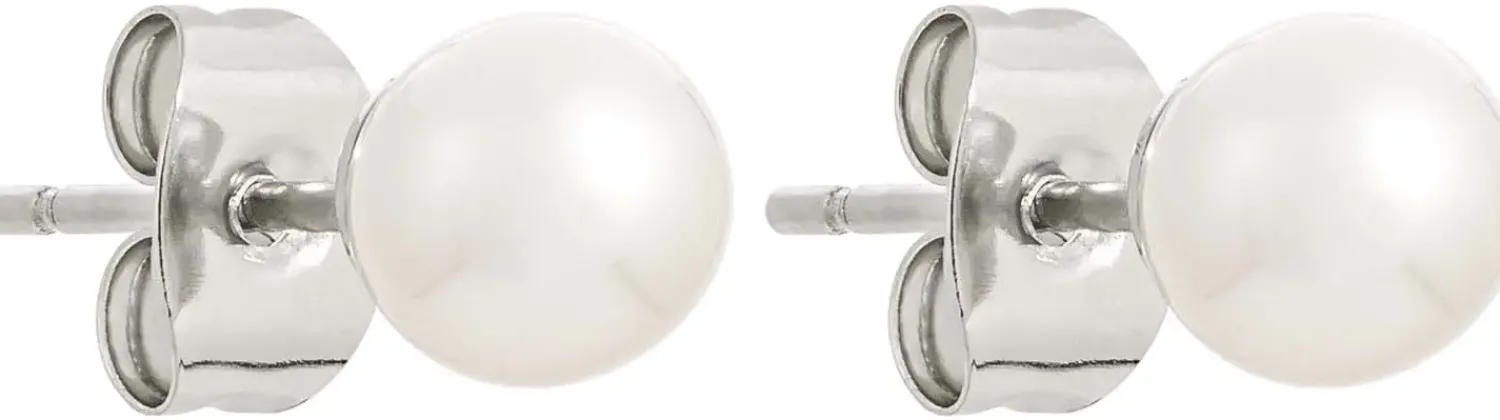 Online Bijou Brigitte Orecchini a perno - Real Pearl