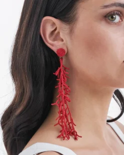 Best Bijou Brigitte Orecchini a perno - Red Corals