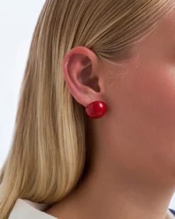 Sale Bijou Brigitte Orecchini a perno - Red Dots