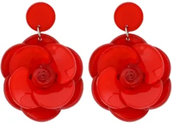 New Bijou Brigitte Orecchini a perno - Red Flowers