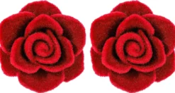 Bijou Brigitte Orecchini a perno - Red Rose