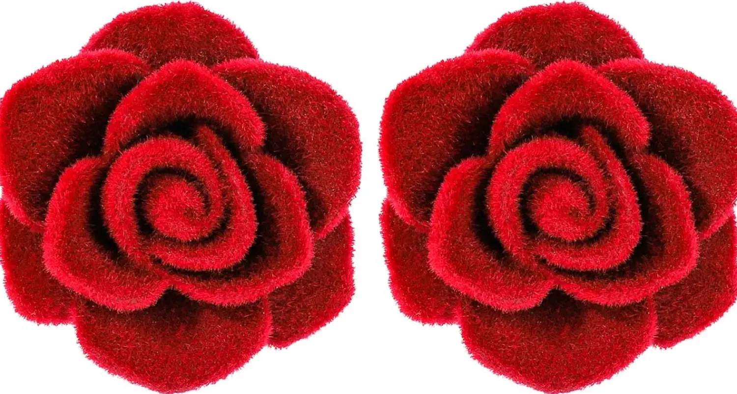 Bijou Brigitte Orecchini a perno - Red Rose