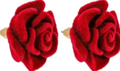 Bijou Brigitte Orecchini a perno - Red Rose