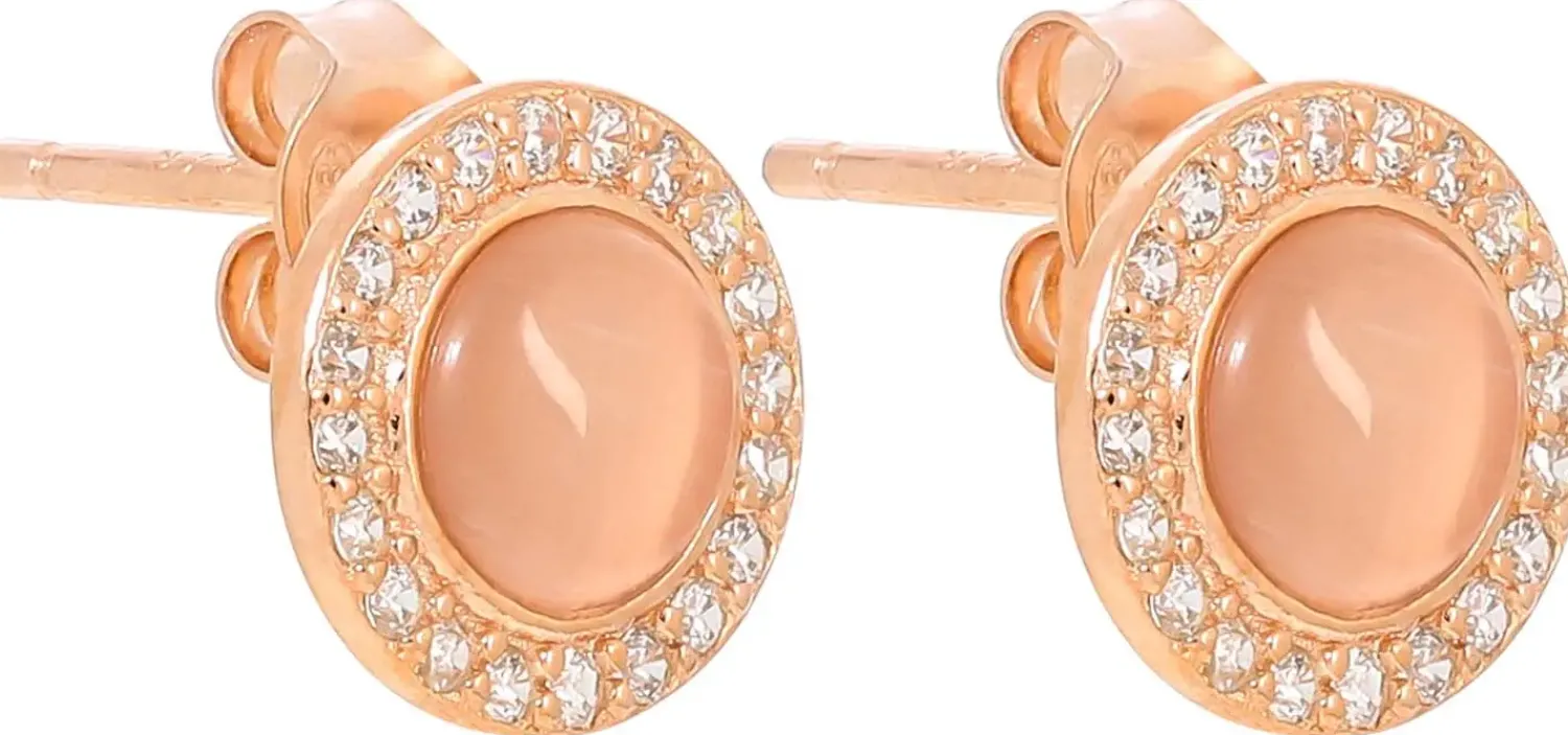 Outlet Bijou Brigitte Orecchini a perno - Rose Cateye
