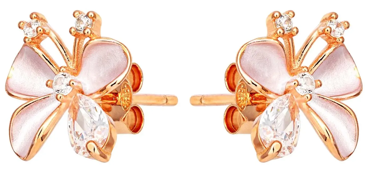 Discount Bijou Brigitte Orecchini a perno - Rose Cutie