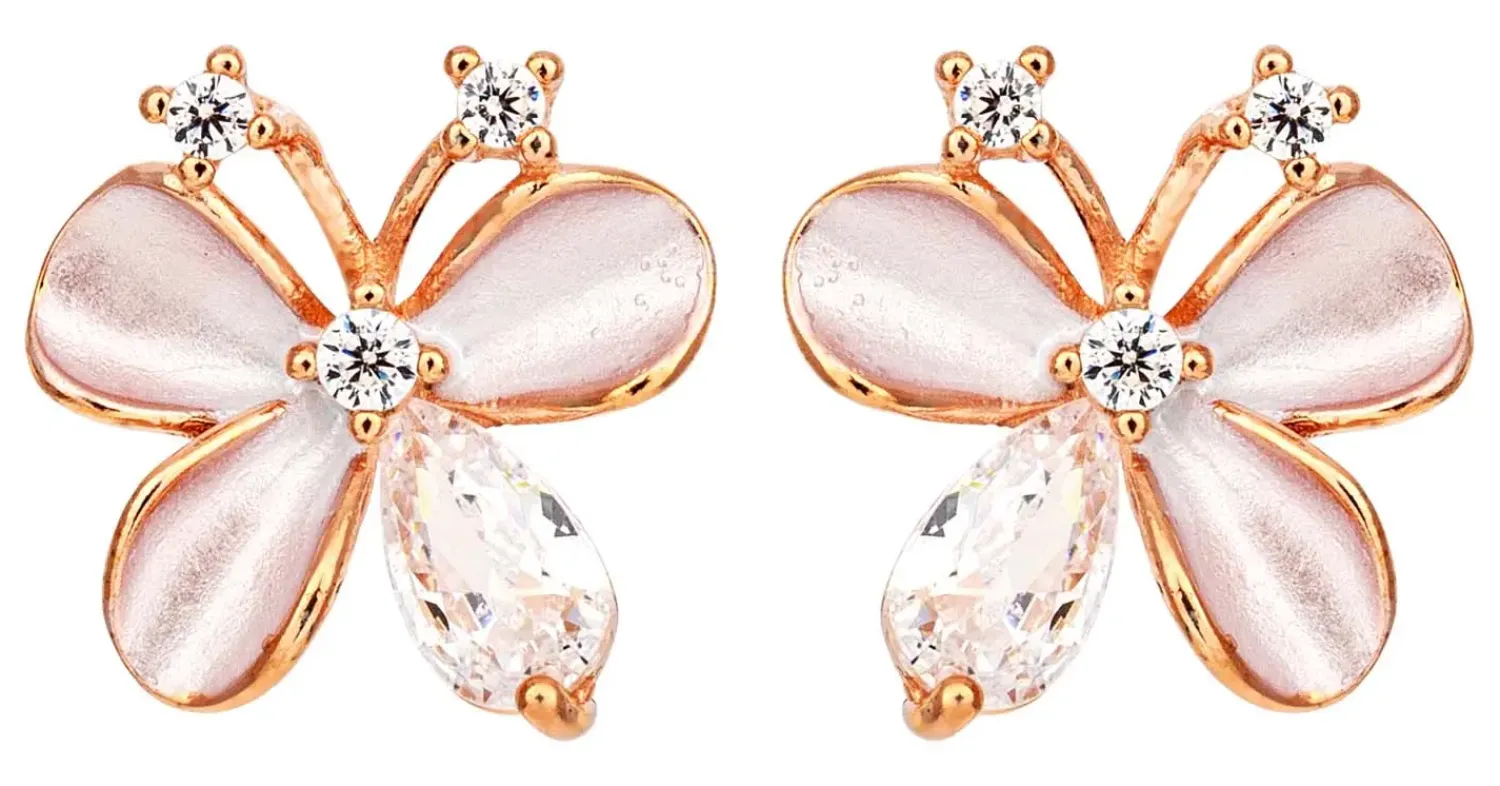 Discount Bijou Brigitte Orecchini a perno - Rose Cutie