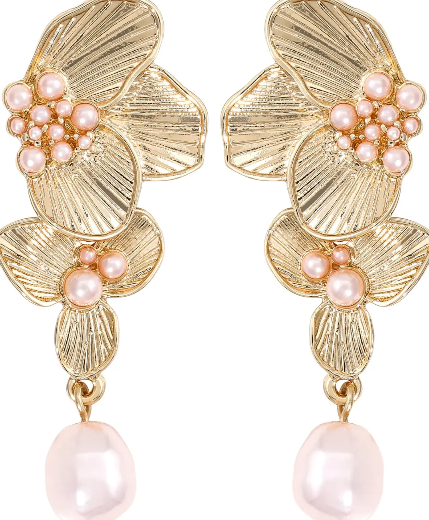 Clearance Bijou Brigitte Orecchini a perno - Rosy Blossom