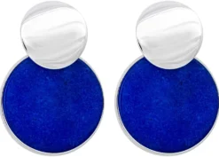 Discount Bijou Brigitte Orecchini a perno - Round Jade