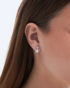 Bijou Brigitte Orecchini a perno - Silver Blossom