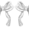 Clearance Bijou Brigitte Orecchini a perno - Silver Bows