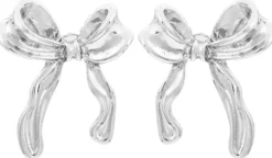 Clearance Bijou Brigitte Orecchini a perno - Silver Bows