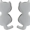 Best Bijou Brigitte Orecchini a perno - Silver Cat