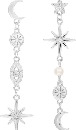 Best Bijou Brigitte Orecchini a perno - Silver Galaxy