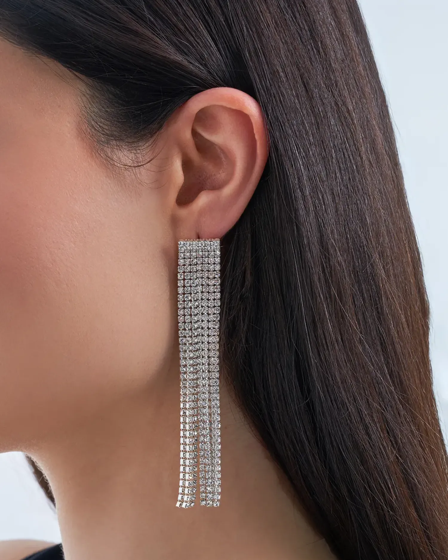 Clearance Bijou Brigitte Orecchini a perno - Silver Glow