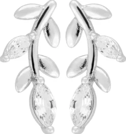 Bijou Brigitte Orecchini a perno - Silver Leaf