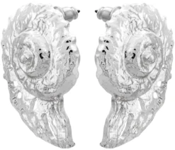 Sale Bijou Brigitte Orecchini a perno - Silver Nautilus