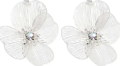 New Bijou Brigitte Orecchini a perno - Silver Petal