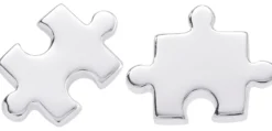 Bijou Brigitte Orecchini a perno - Silver Puzzle