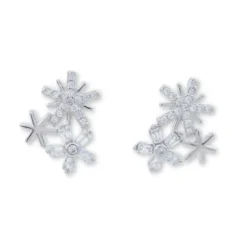 New Bijou Brigitte Orecchini a perno - Snowflake Trio