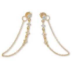 Best Bijou Brigitte Orecchini a perno - Sparkle Chain
