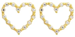 Sale Bijou Brigitte Orecchini a perno - Sparkling Hearts