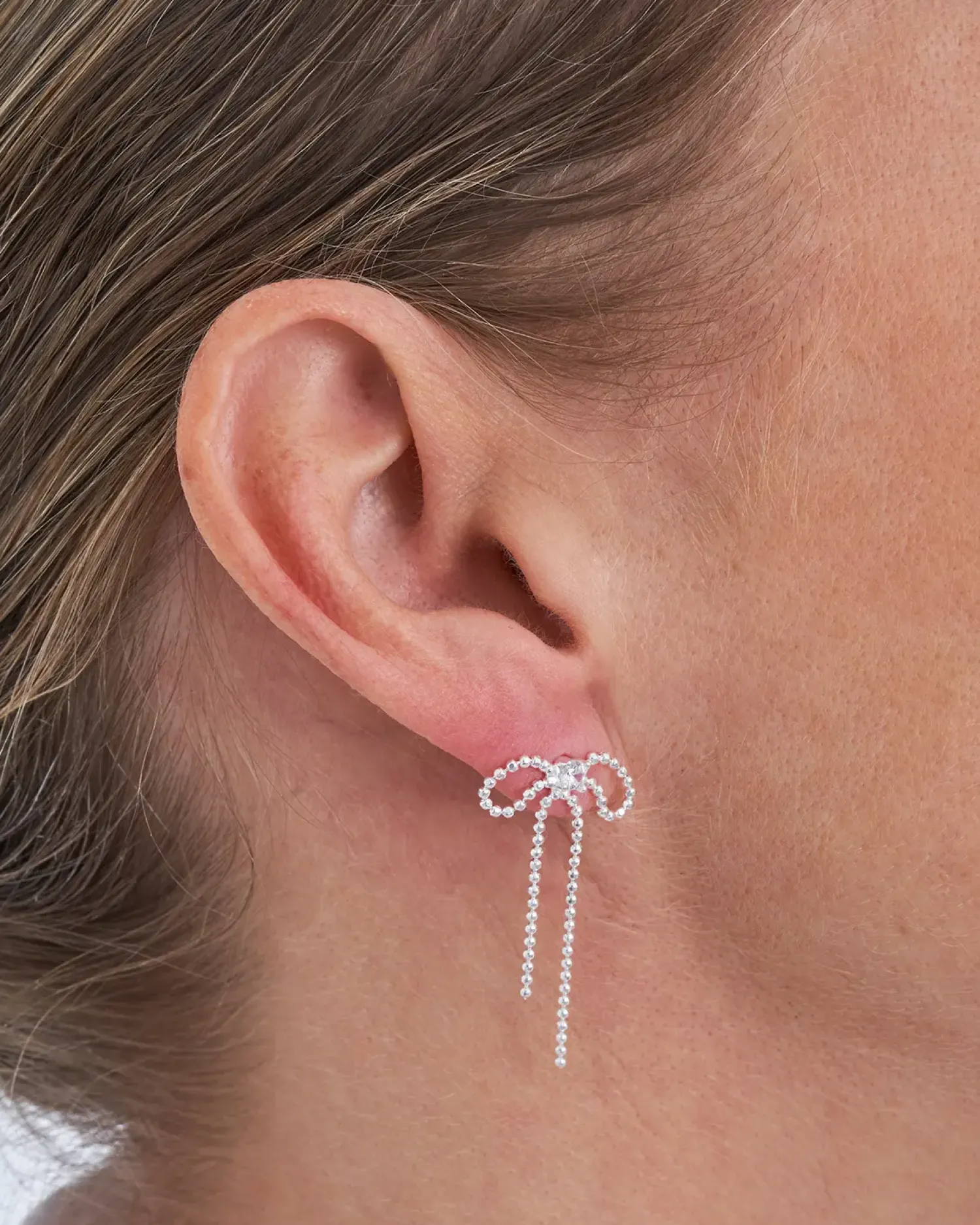 Best Bijou Brigitte Orecchini a perno - Sparkling Ribbon
