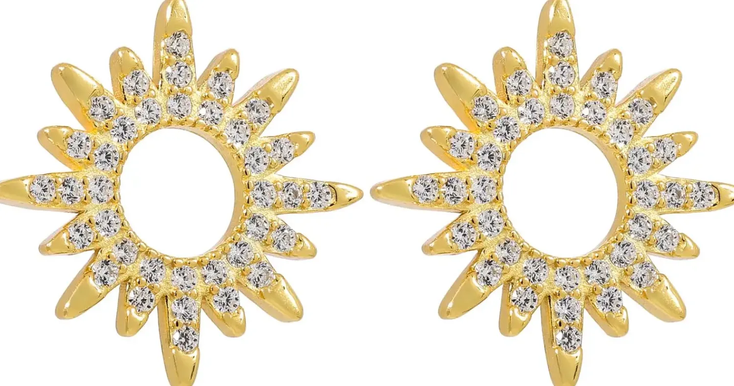 Discount Bijou Brigitte Orecchini a perno - Sparkling Sun
