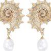 Hot Bijou Brigitte Orecchini a perno - Sparkling Shells