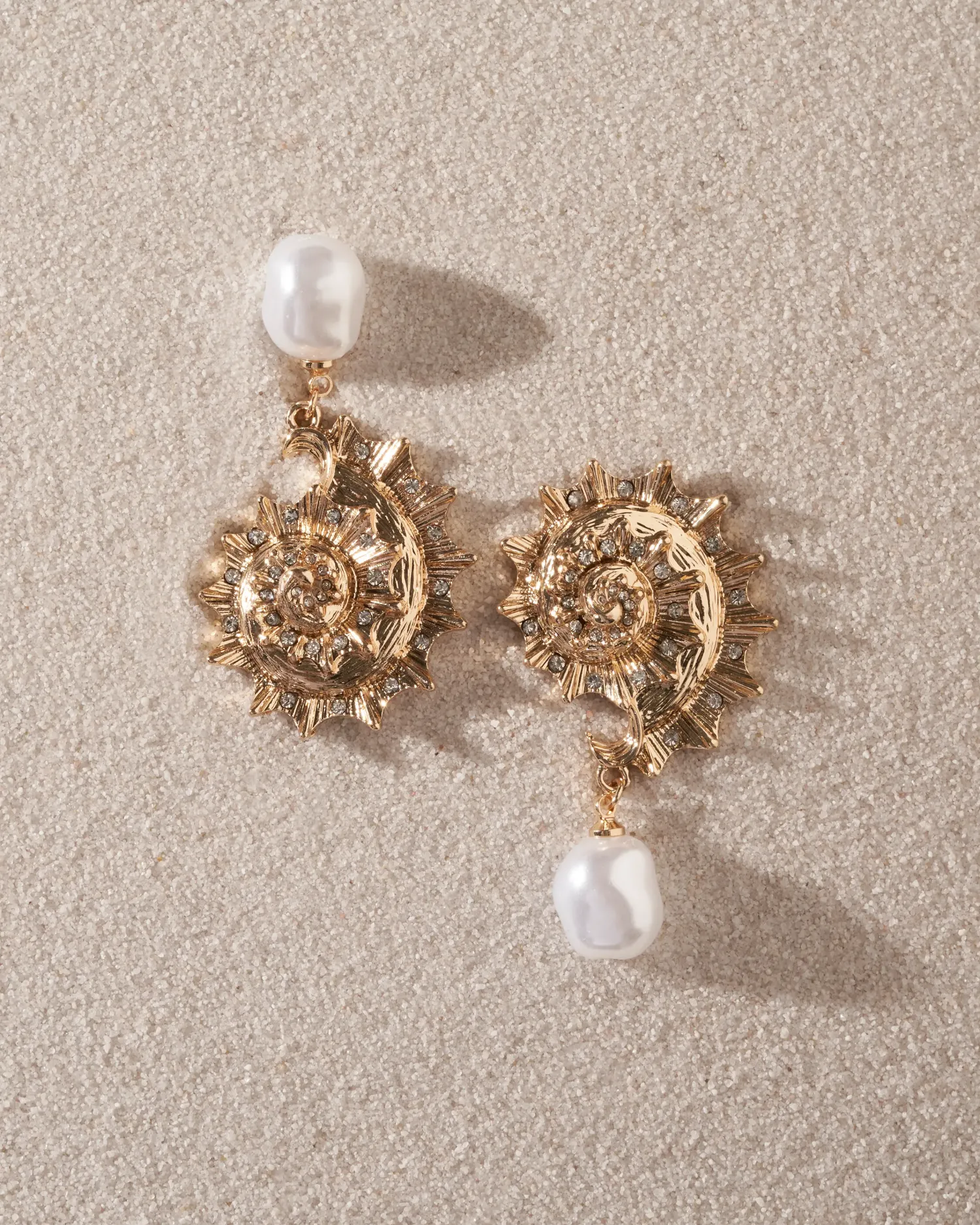 Hot Bijou Brigitte Orecchini a perno - Sparkling Shells