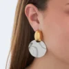 Online Bijou Brigitte Orecchini a perno - Steel Circles