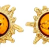 New Bijou Brigitte Orecchini a perno - Sunny Amber