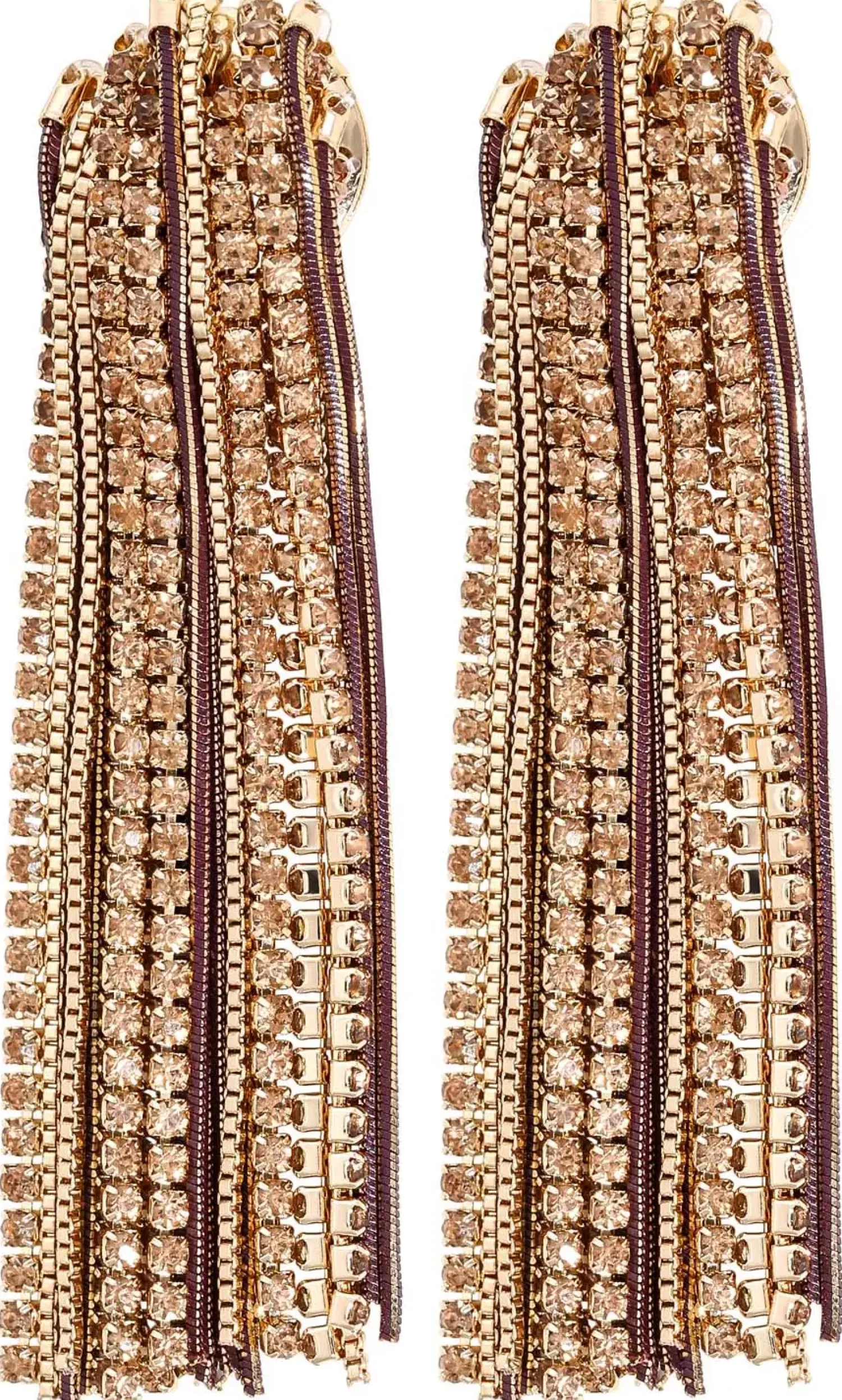 Hot Bijou Brigitte Orecchini a perno - Sunshine Tassel