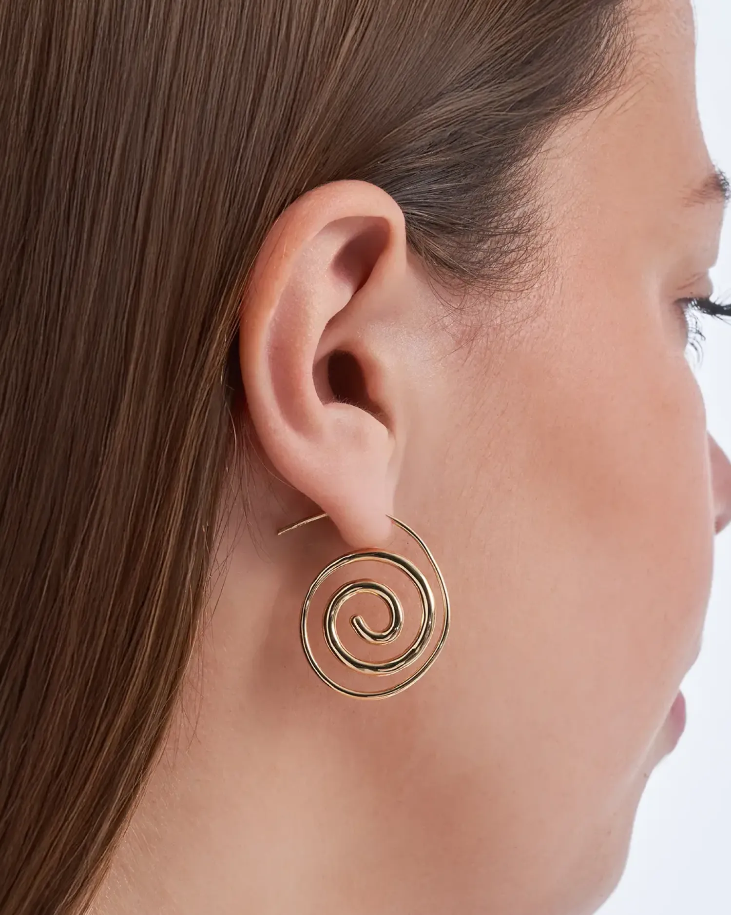 Clearance Bijou Brigitte Orecchini a perno - Thin Spiral