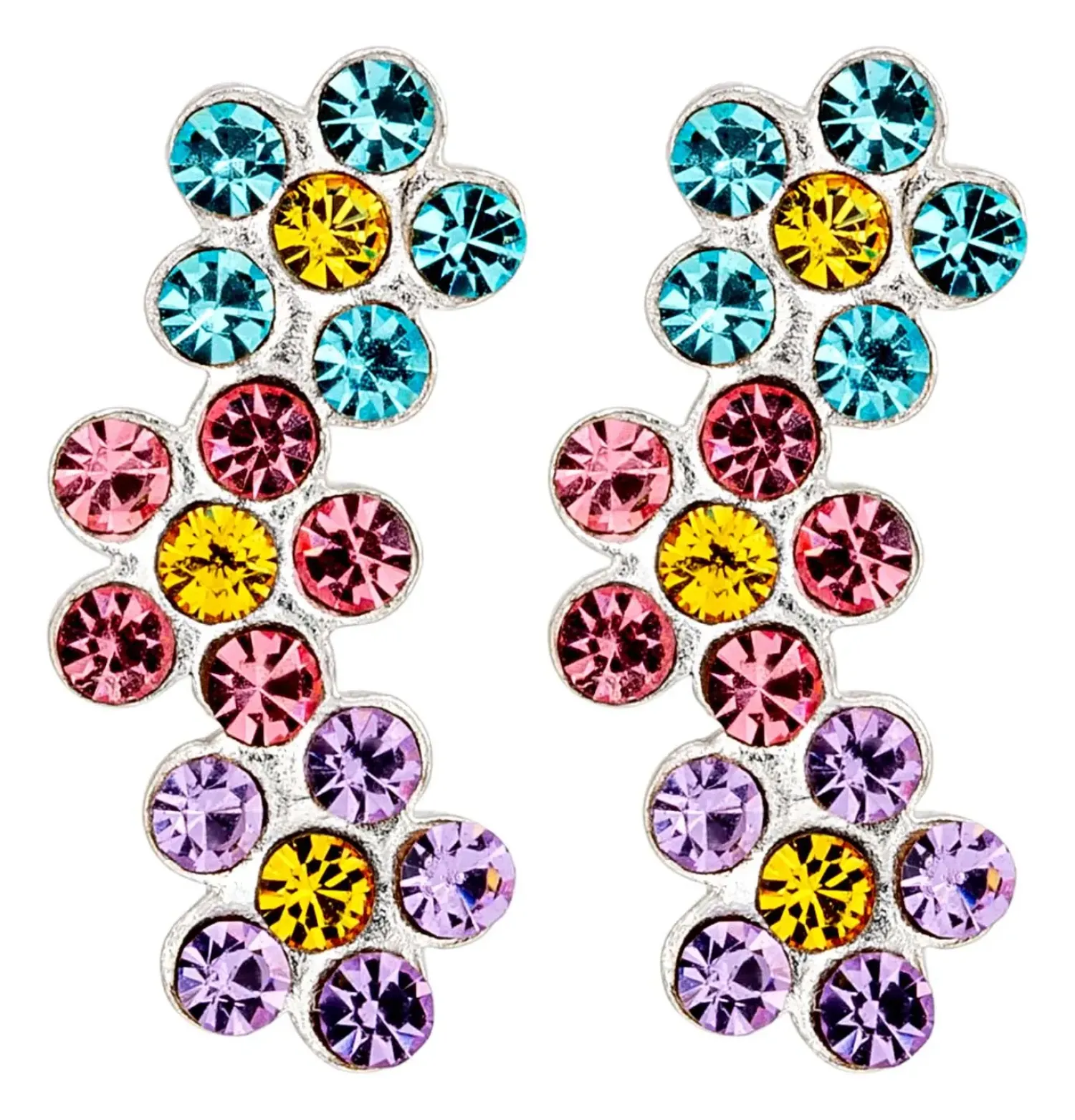 Hot Bijou Brigitte Orecchini a perno - Triple Blossom