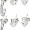Online Bijou Brigitte Orecchini a perno - Triple Silver