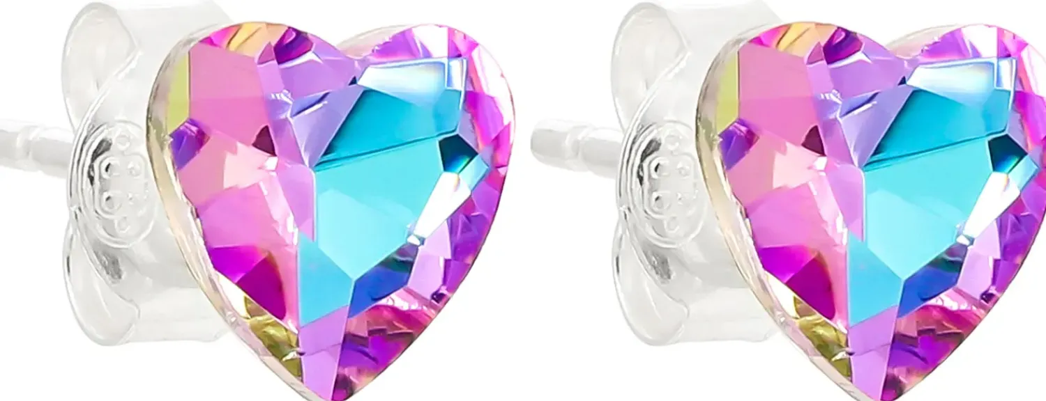New Bijou Brigitte Orecchini a perno - Violet Hearts